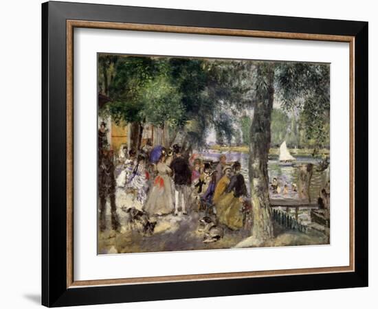 Bathing on the Seine (La Grenouillér), 1869-Pierre-Auguste Renoir-Framed Giclee Print