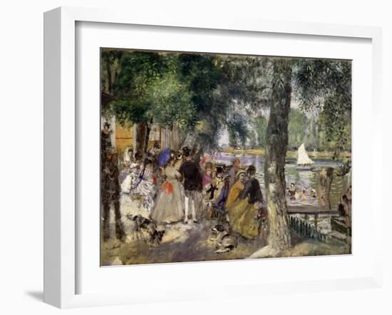 Bathing on the Seine (La Grenouillér), 1869-Pierre-Auguste Renoir-Framed Giclee Print