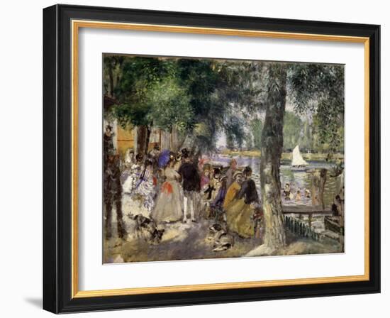 Bathing on the Seine (La Grenouillér), 1869-Pierre-Auguste Renoir-Framed Giclee Print