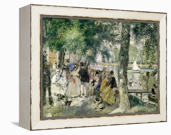 Bathing on the Seine (La Grenouillere) , 1869-Pierre-Auguste Renoir-Framed Premier Image Canvas
