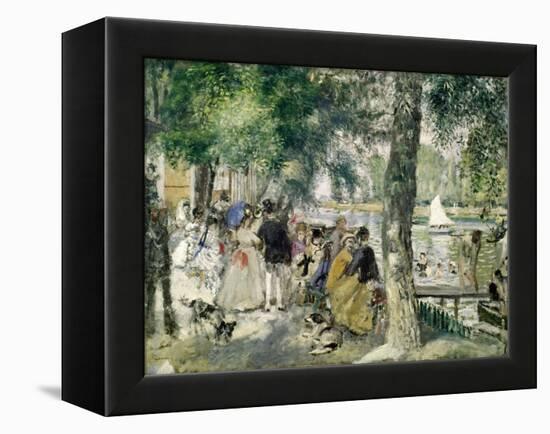 Bathing on the Seine (La Grenouillere) , 1869-Pierre-Auguste Renoir-Framed Premier Image Canvas