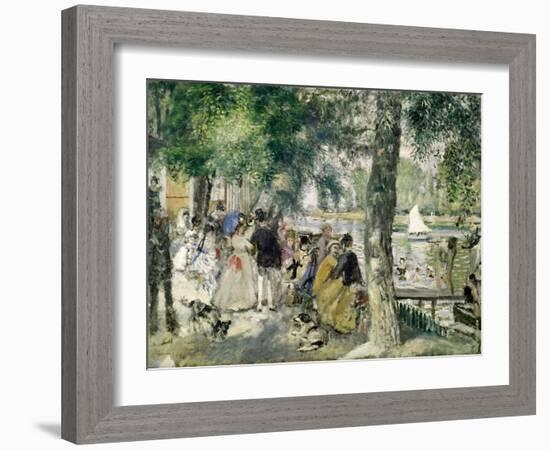 Bathing on the Seine (La Grenouillere) , 1869-Pierre-Auguste Renoir-Framed Giclee Print