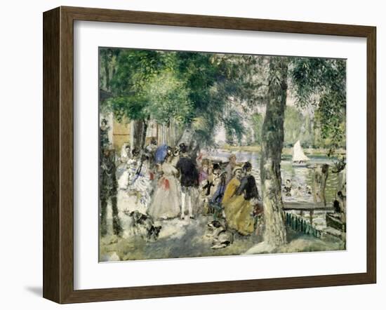 Bathing on the Seine (La Grenouillere) , 1869-Pierre-Auguste Renoir-Framed Giclee Print