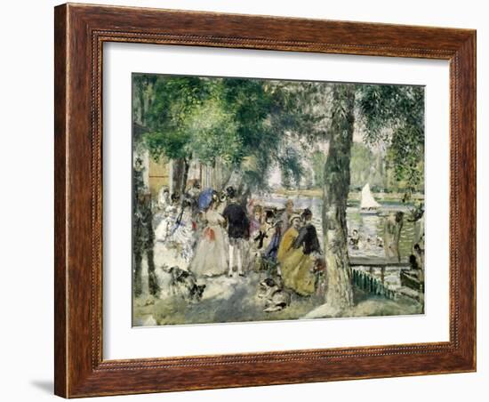 Bathing on the Seine (La Grenouillere) , 1869-Pierre-Auguste Renoir-Framed Giclee Print