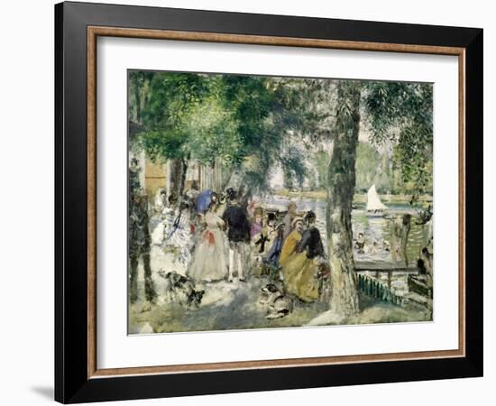 Bathing on the Seine (La Grenouillere) , 1869-Pierre-Auguste Renoir-Framed Giclee Print