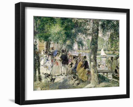 Bathing on the Seine (La Grenouillere) , 1869-Pierre-Auguste Renoir-Framed Giclee Print