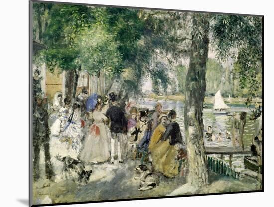 Bathing on the Seine (La Grenouillere) , 1869-Pierre-Auguste Renoir-Mounted Giclee Print