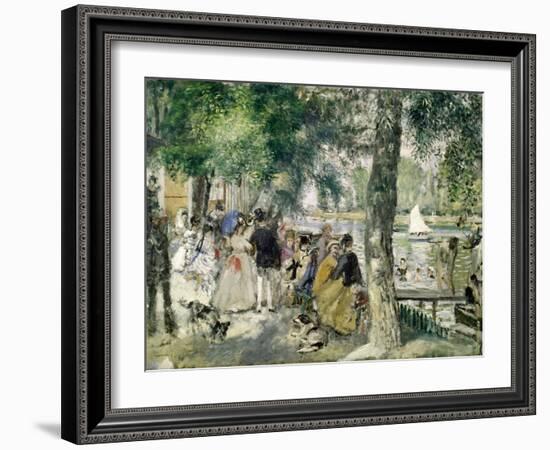 Bathing on the Seine (La Grenouillere) , 1869-Pierre-Auguste Renoir-Framed Giclee Print