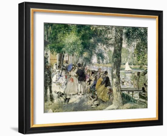 Bathing on the Seine (La Grenouillere) , 1869-Pierre-Auguste Renoir-Framed Giclee Print