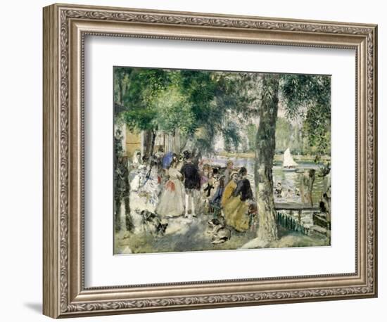 Bathing on the Seine (La Grenouillere) , 1869-Pierre-Auguste Renoir-Framed Giclee Print