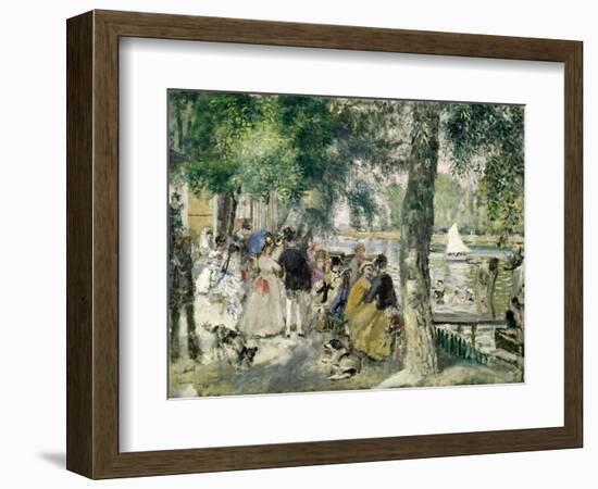 Bathing on the Seine (La Grenouillere) , 1869-Pierre-Auguste Renoir-Framed Giclee Print