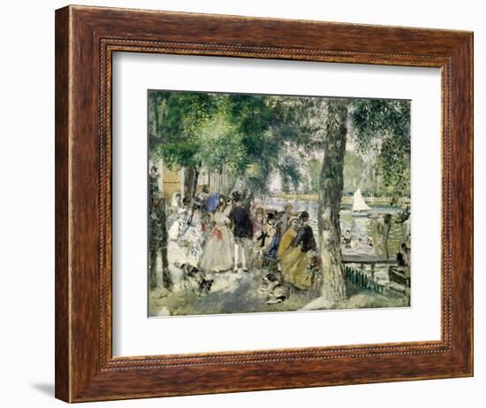 Bathing on the Seine (La Grenouillere) , 1869-Pierre-Auguste Renoir-Framed Giclee Print