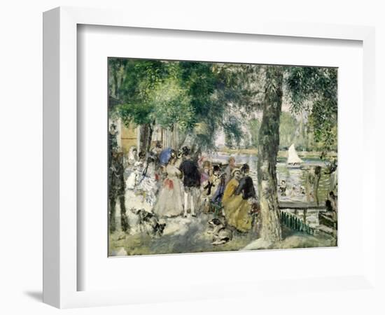 Bathing on the Seine (La Grenouillere) , 1869-Pierre-Auguste Renoir-Framed Giclee Print