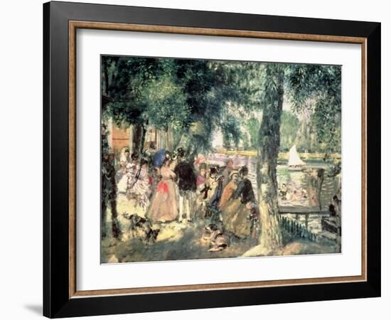 Bathing on the Seine Or, La Grenouillere, c.1869-Pierre-Auguste Renoir-Framed Giclee Print