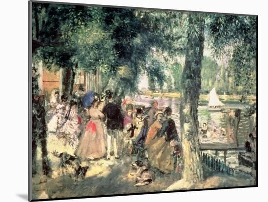 Bathing on the Seine Or, La Grenouillere, c.1869-Pierre-Auguste Renoir-Mounted Giclee Print