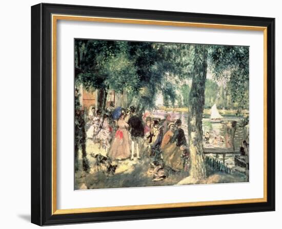 Bathing on the Seine Or, La Grenouillere, c.1869-Pierre-Auguste Renoir-Framed Giclee Print