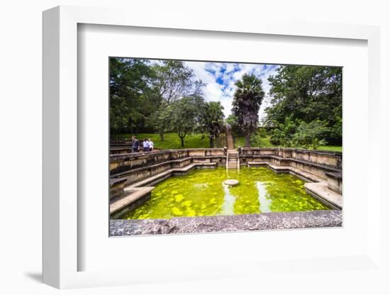 Bathing Pool (Kumara Pokuna) of Parakramabahu's Royal Palace-Matthew Williams-Ellis-Framed Photographic Print