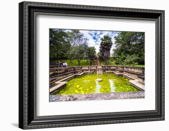 Bathing Pool (Kumara Pokuna) of Parakramabahu's Royal Palace-Matthew Williams-Ellis-Framed Photographic Print