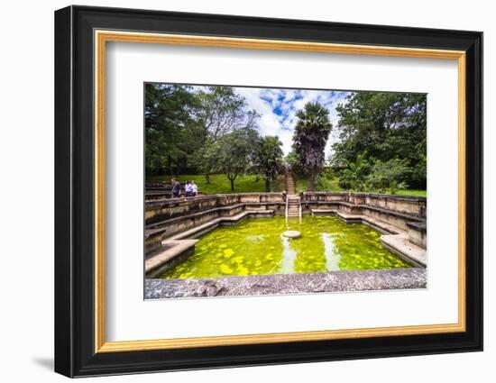 Bathing Pool (Kumara Pokuna) of Parakramabahu's Royal Palace-Matthew Williams-Ellis-Framed Photographic Print