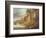 Bathing Scene at a Ghat on the River Ganges-Charles D'oyly-Framed Giclee Print