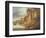 Bathing Scene at a Ghat on the River Ganges-Charles D'oyly-Framed Giclee Print