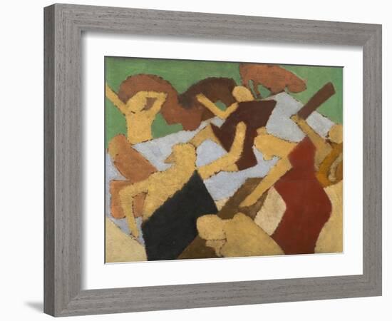 Bathing Scene-David Bomberg-Framed Giclee Print