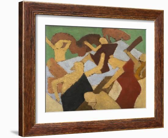 Bathing Scene-David Bomberg-Framed Giclee Print