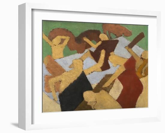 Bathing Scene-David Bomberg-Framed Giclee Print