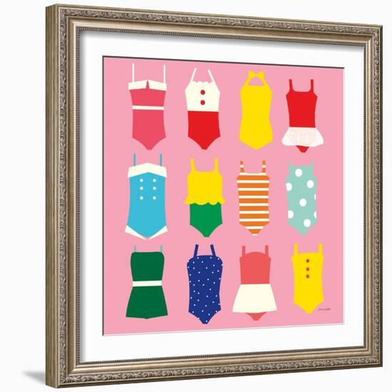 Bathing Suits Galore-Ann Kelle-Framed Art Print