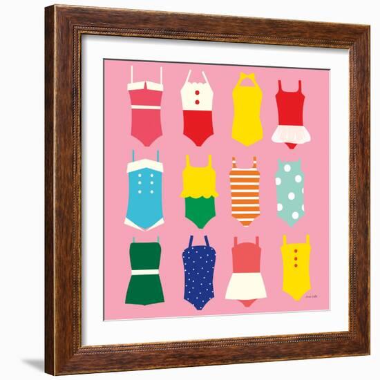 Bathing Suits Galore-Ann Kelle-Framed Art Print