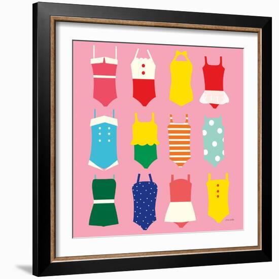 Bathing Suits Galore-Ann Kelle-Framed Art Print