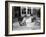 Bathing the Dog-null-Framed Photographic Print