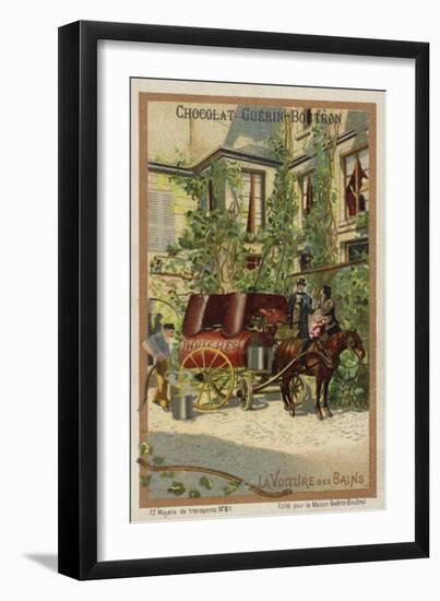 Bathing Wagon-null-Framed Giclee Print