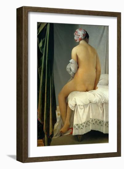 Bathing Woman (Baigneuse De Valpincon), 1806-Jean-Auguste-Dominique Ingres-Framed Giclee Print