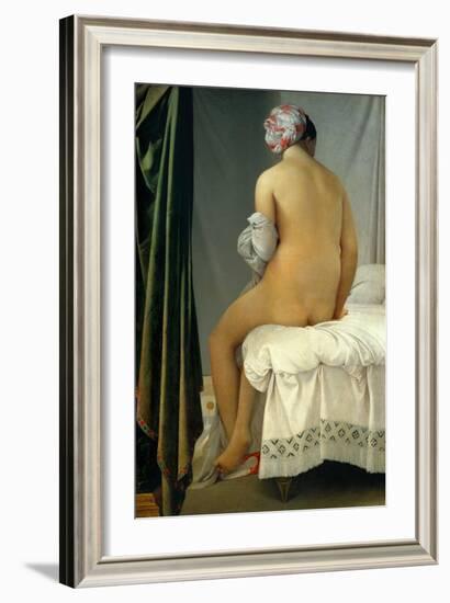 Bathing Woman (Baigneuse De Valpincon), 1806-Jean-Auguste-Dominique Ingres-Framed Giclee Print