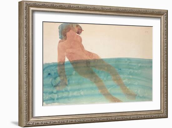 Bathing Woman, C.1901-1902-Auguste Rodin-Framed Giclee Print