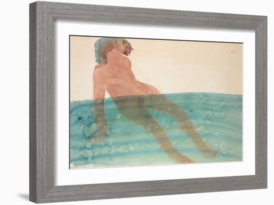 Bathing Woman, C.1901-1902-Auguste Rodin-Framed Giclee Print