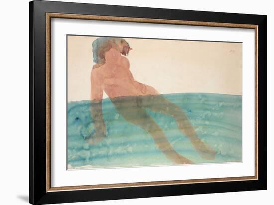 Bathing Woman, C.1901-1902-Auguste Rodin-Framed Giclee Print
