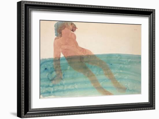 Bathing Woman, C.1901-1902-Auguste Rodin-Framed Giclee Print