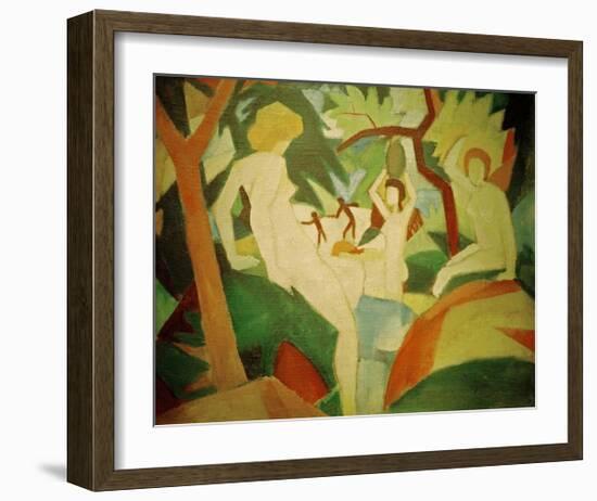 Bathing Women-Auguste Macke-Framed Giclee Print