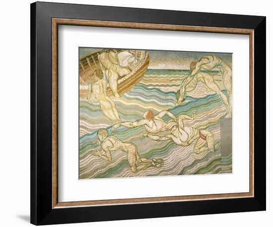 Bathing-Duncan Grant-Framed Giclee Print