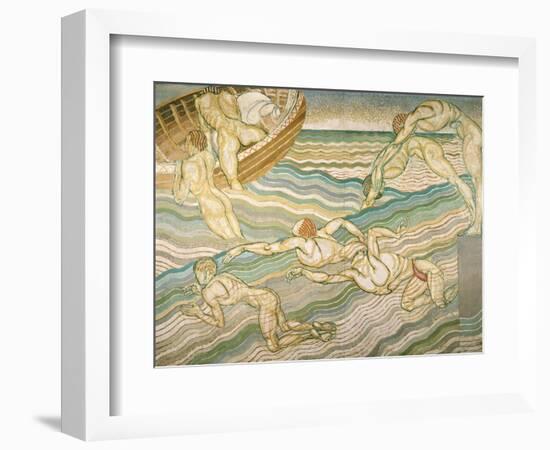 Bathing-Duncan Grant-Framed Giclee Print