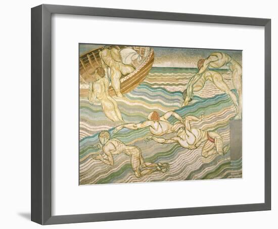 Bathing-Duncan Grant-Framed Giclee Print