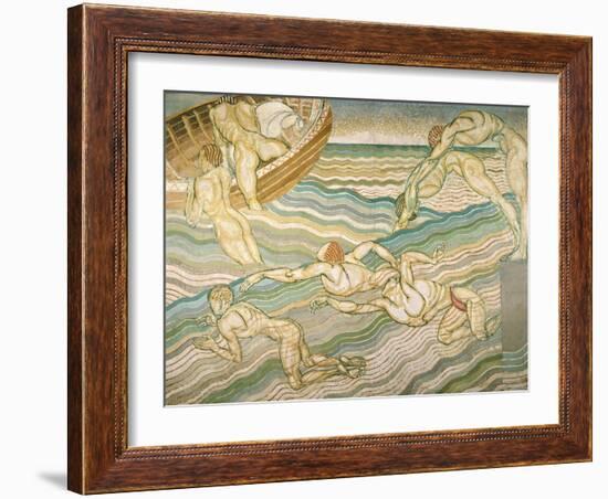 Bathing-Duncan Grant-Framed Giclee Print