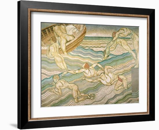 Bathing-Duncan Grant-Framed Giclee Print