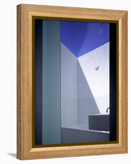 Bathroom Detail of a Modern Apartment-Nicholas Kane-Framed Stretched Canvas