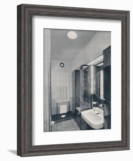 'Bathroom for a man', 1936-Unknown-Framed Photographic Print