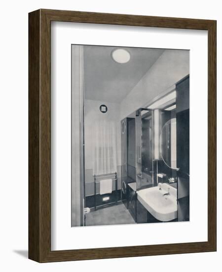 'Bathroom for a man', 1936-Unknown-Framed Photographic Print