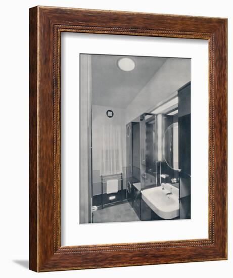 'Bathroom for a man', 1936-Unknown-Framed Photographic Print