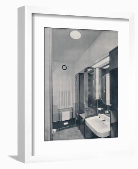 'Bathroom for a man', 1936-Unknown-Framed Photographic Print